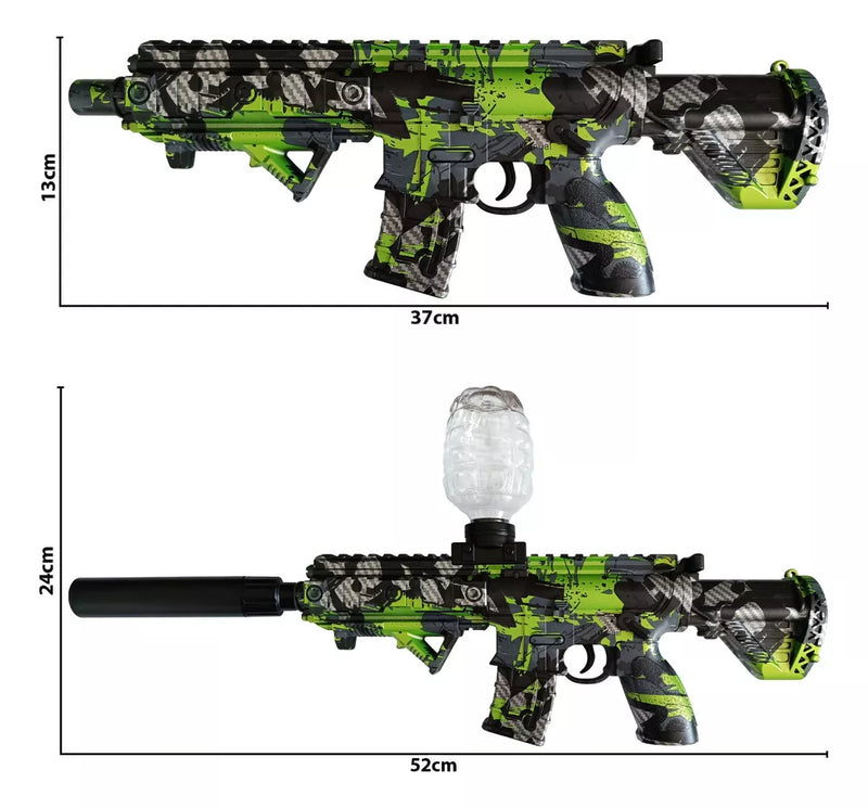 Arma De Gel Bolinhas Orbeez Rifle M416 Elétrico Automático