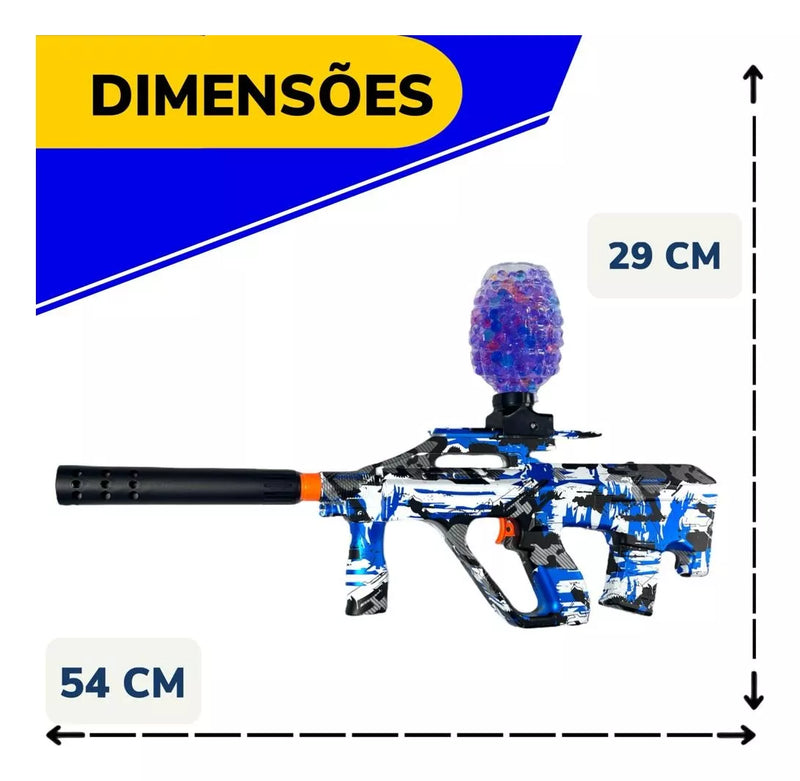 Arma De Gel Elétrica Automática Modelo Aug Rifle