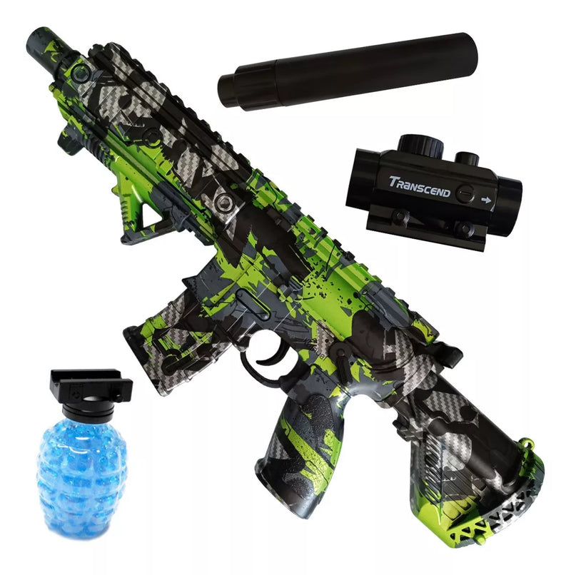 Arma De Gel Bolinhas Orbeez Rifle M416 Elétrico Automático