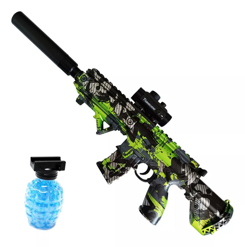 Arma De Gel Bolinhas Orbeez Rifle M416 Elétrico Automático