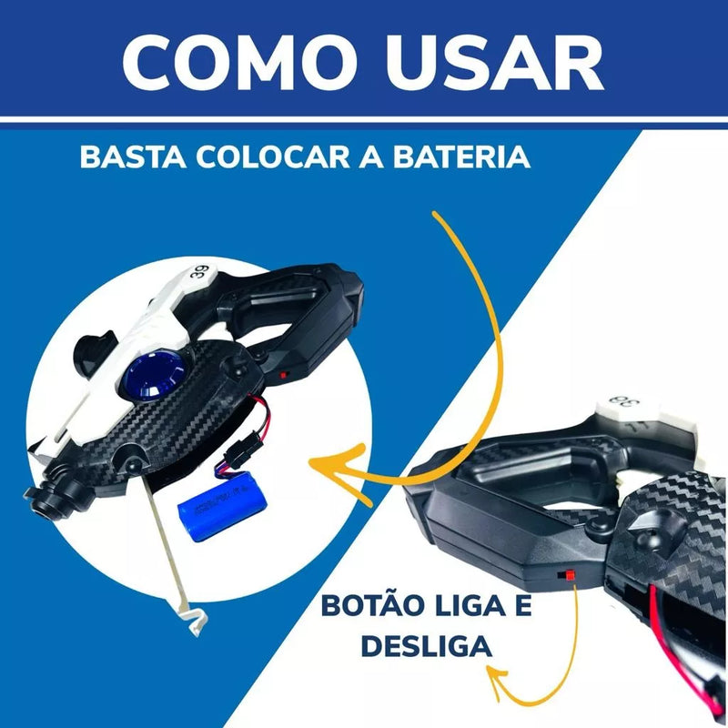 Arma Automática De Bolinhas De Gel Elétrica Overwatch Tracer