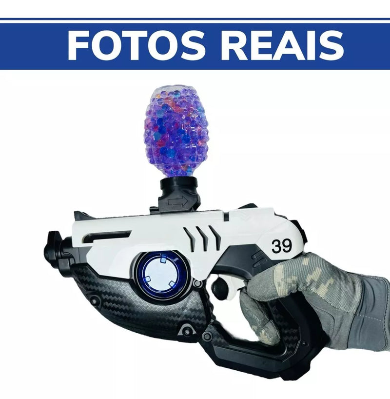 Arma Automática De Bolinhas De Gel Elétrica Overwatch Tracer