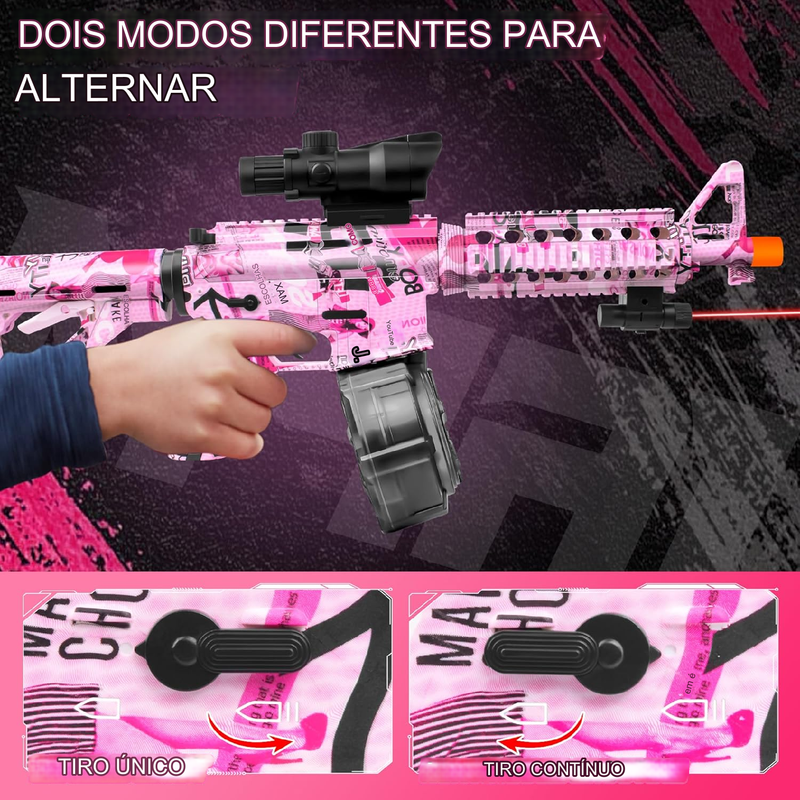 Arminha de Gel M4A16 Rosa Turbo Elétrica Automática